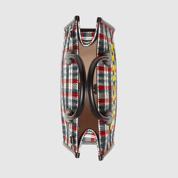 ★グッチ トートバッグ コピー アップル&ハート エンブロイダリー付き スモール トートバッグ★659983 2S6AN 1098